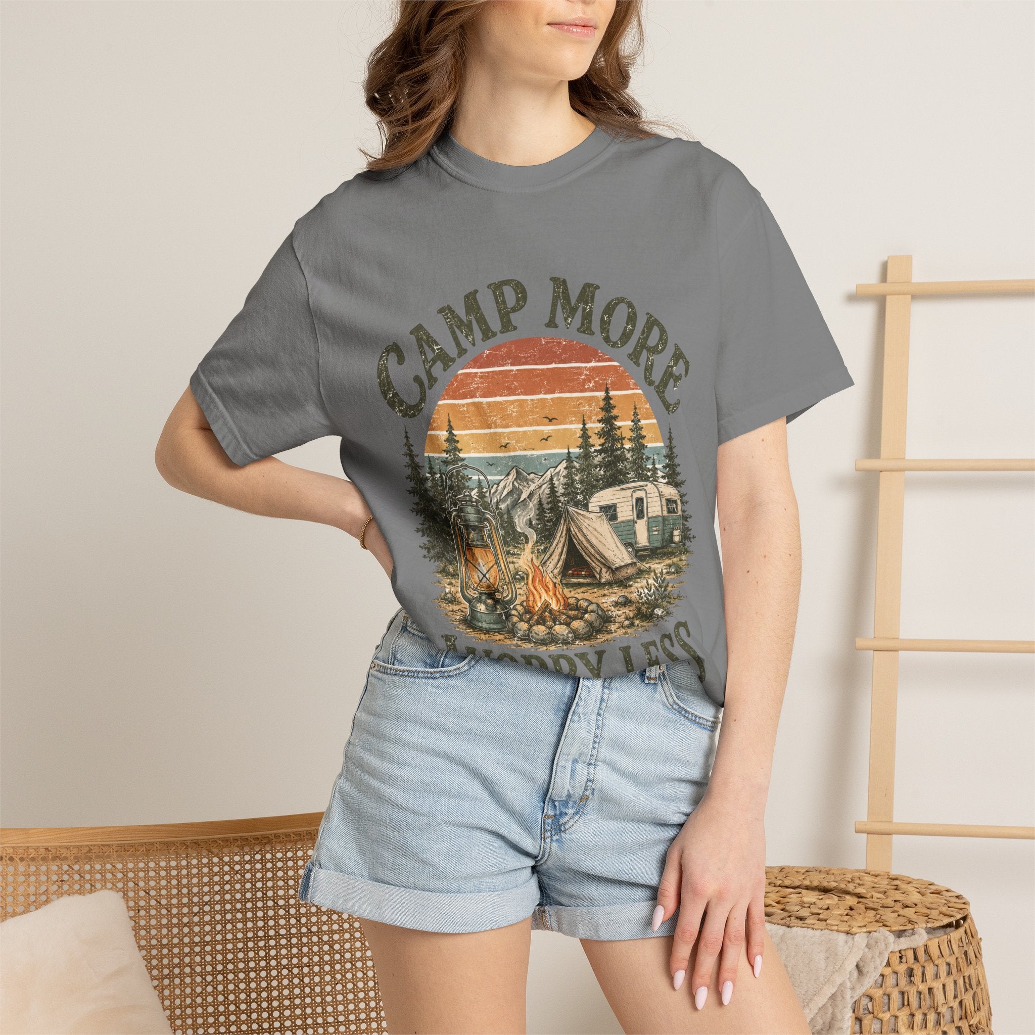 Camp More Worry Less T-Shirt