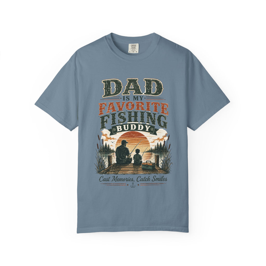 Dad Is My Favorite Fishing Buddy T-Shirt — Father’s Day Fishing Tee