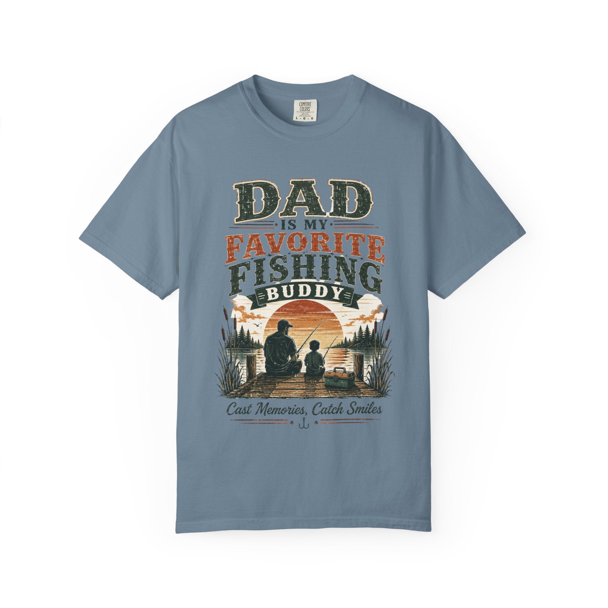 Dad Is My Favorite Fishing Buddy T-Shirt — Father’s Day Fishing Tee