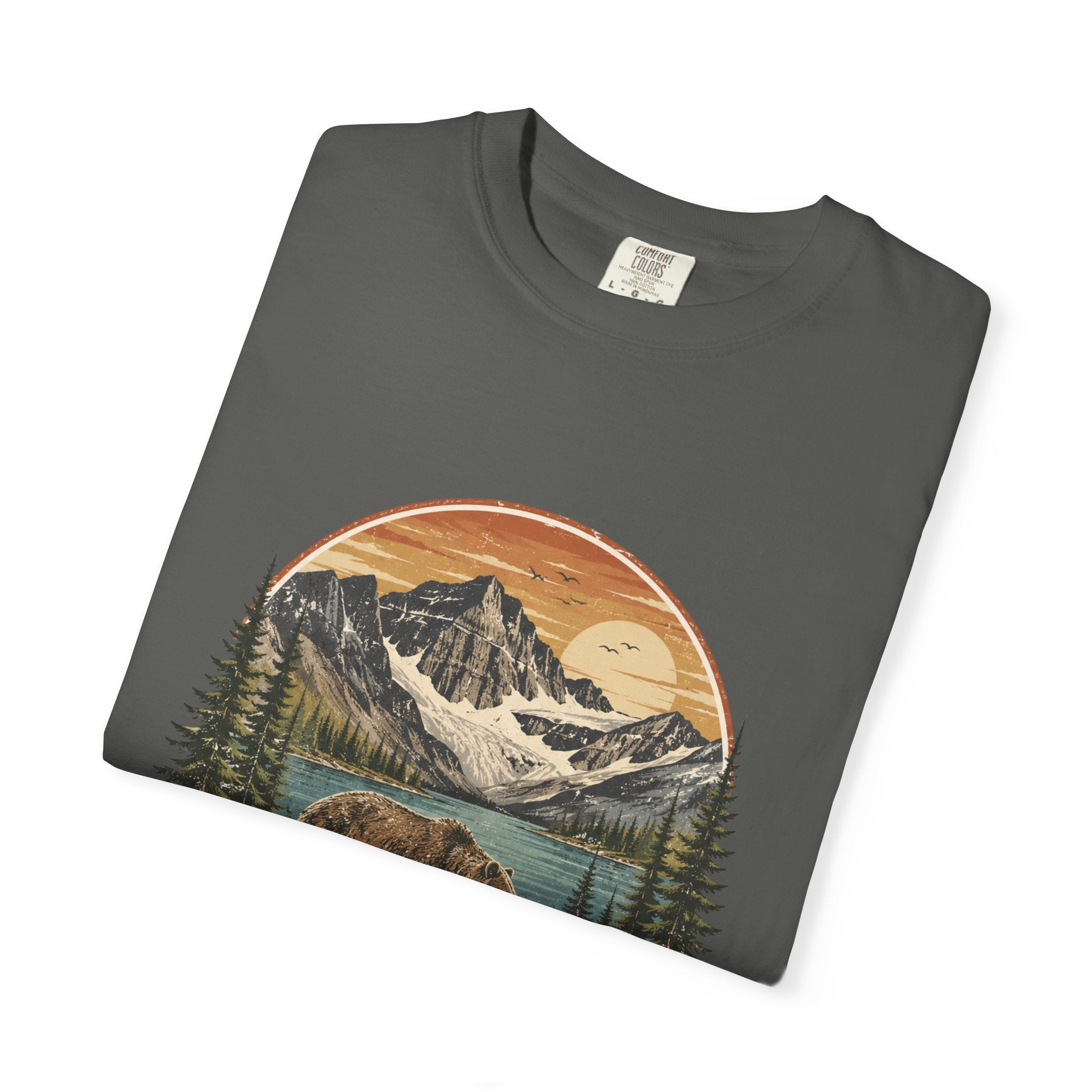 Glacier National Park Vintage Bear T-Shirt