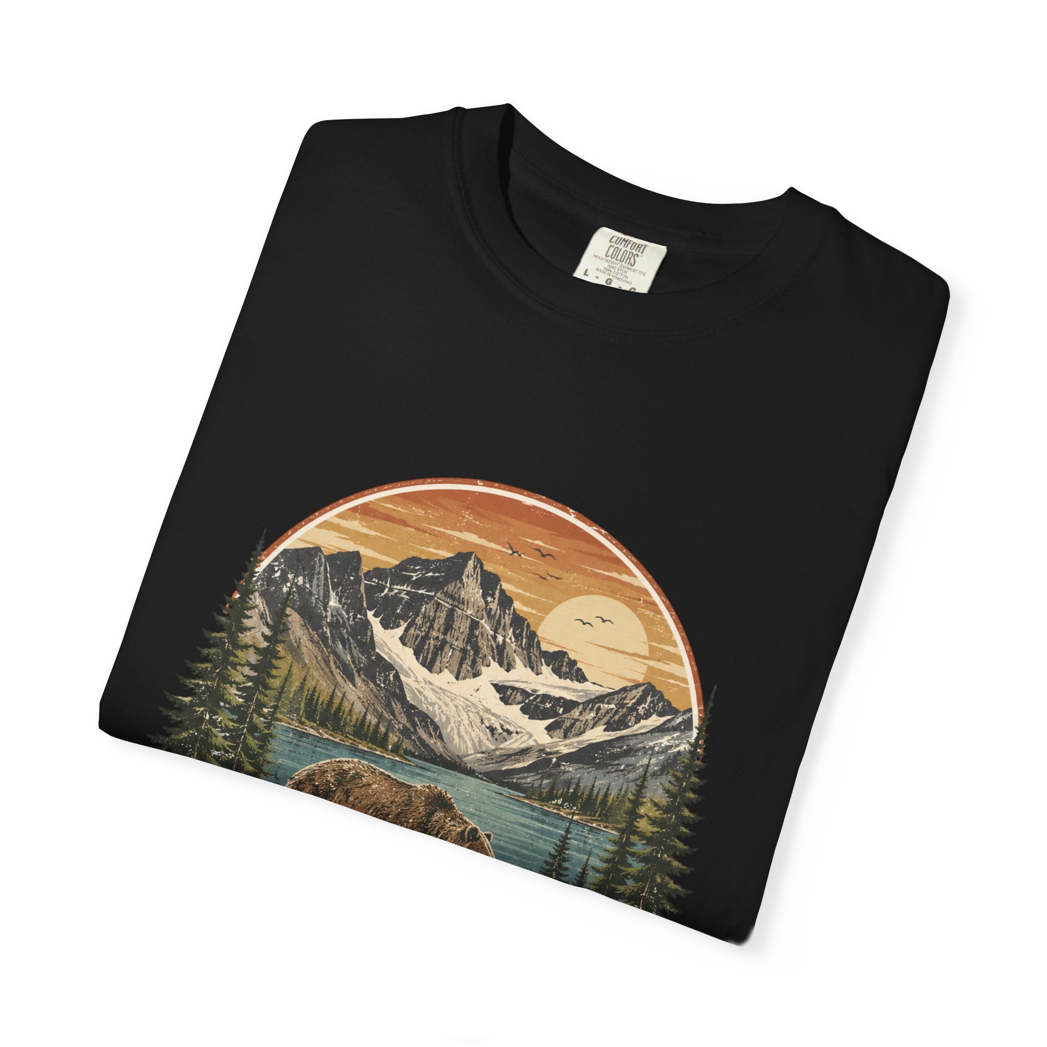 Glacier National Park Vintage Bear T-Shirt