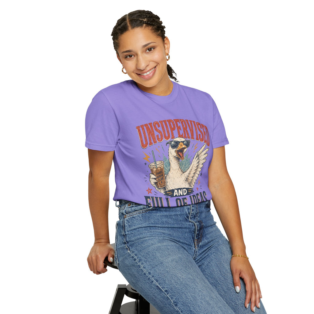 Unsupervised & Full of Ideas Duck Graphic T-Shirt