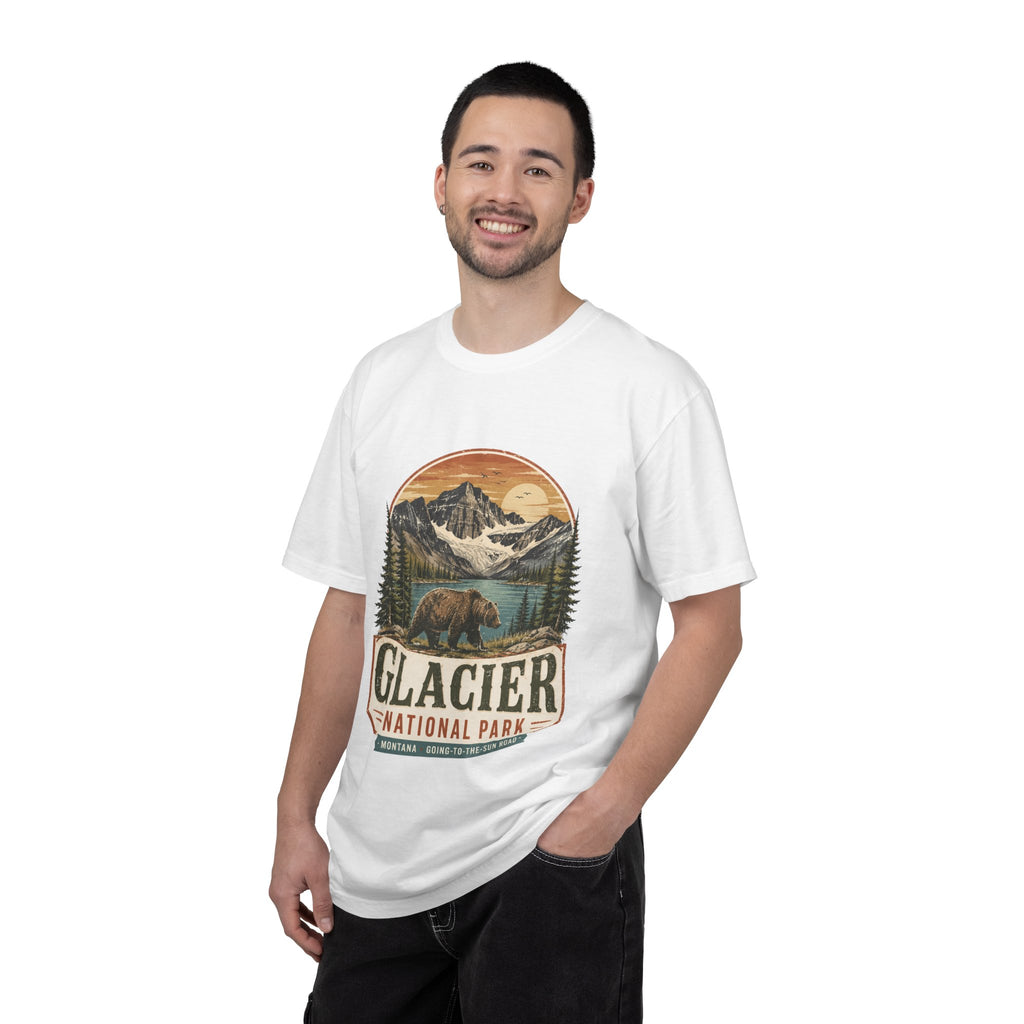 Glacier National Park Vintage Bear T-Shirt