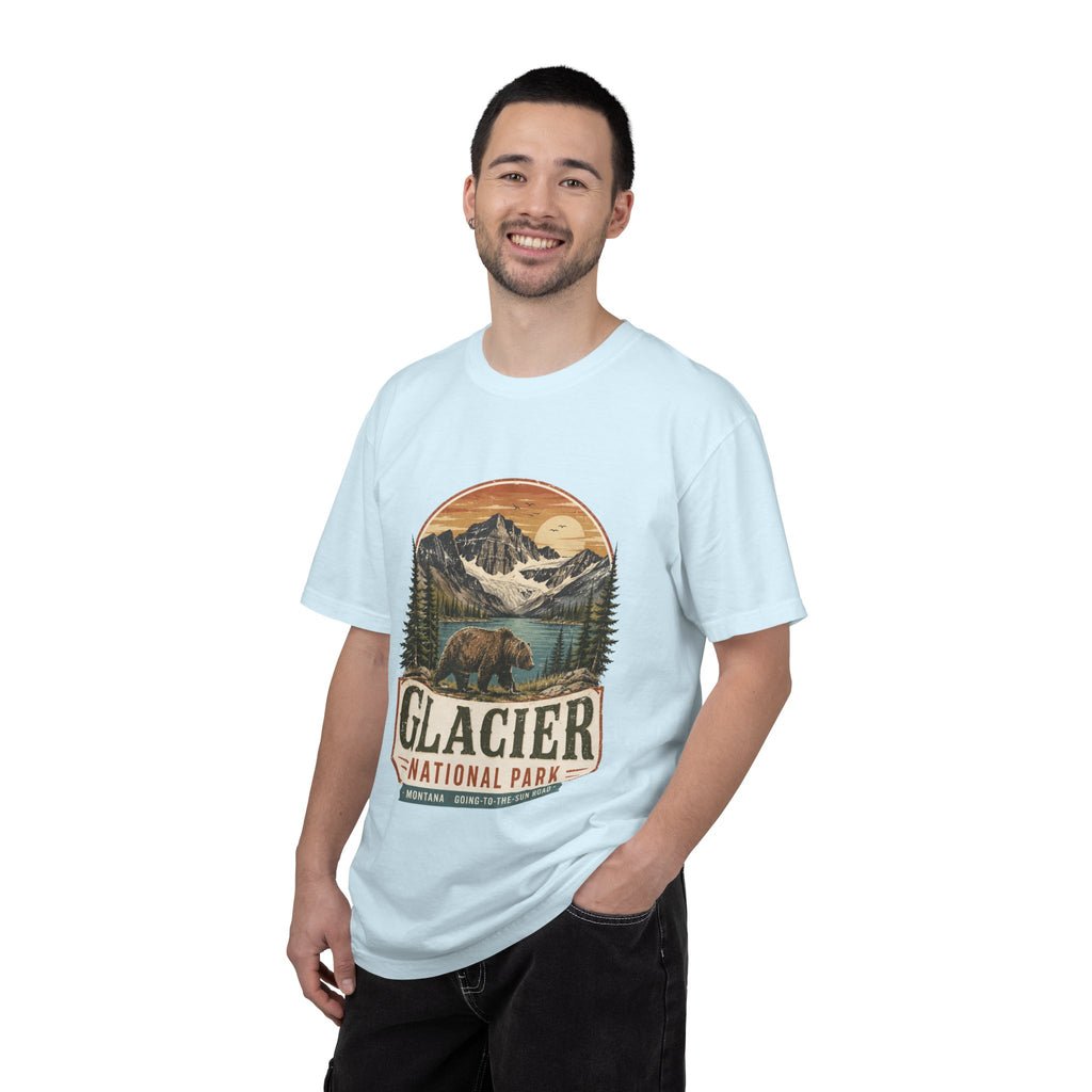 Glacier National Park Vintage Bear T-Shirt