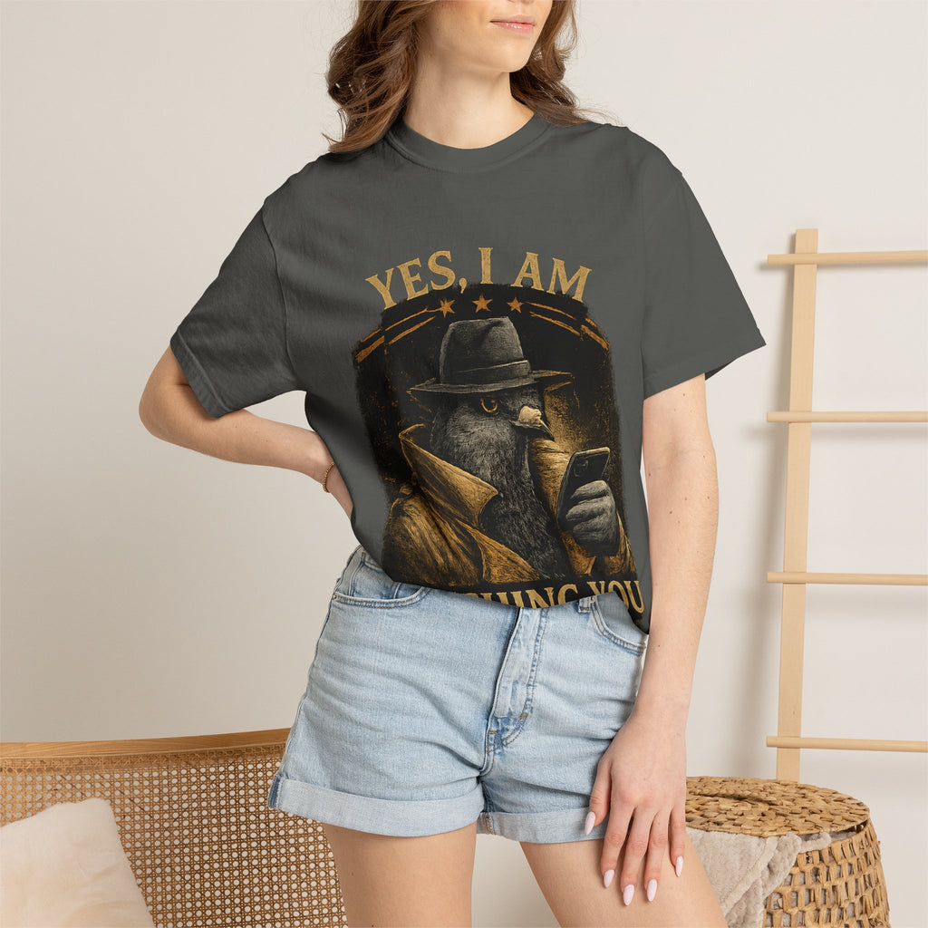 Yes I Am Watching You T-Shirt — Vintage Detective Spy Graphic Tee
