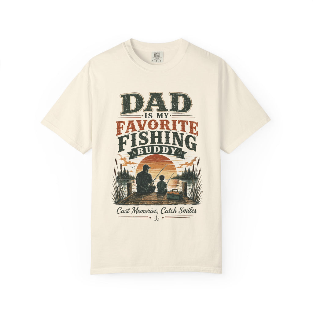 Dad Is My Favorite Fishing Buddy T-Shirt — Father’s Day Fishing Tee