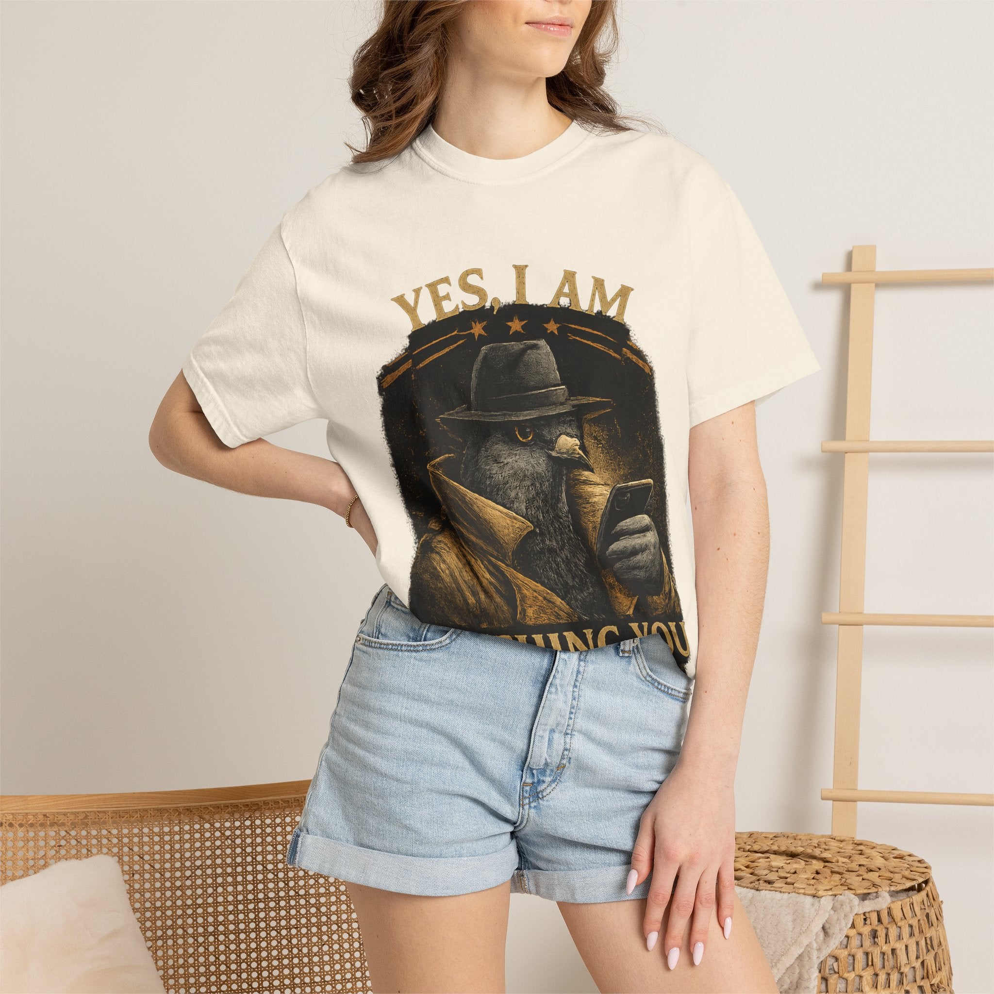 Yes I Am Watching You T-Shirt — Vintage Detective Spy Graphic Tee