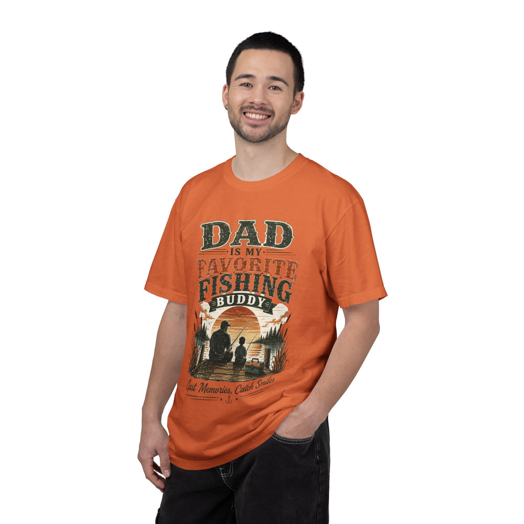 Dad Is My Favorite Fishing Buddy T-Shirt — Father’s Day Fishing Tee
