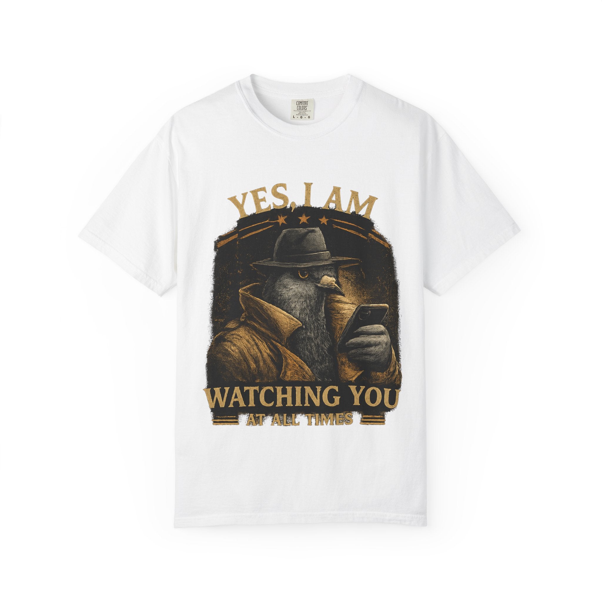 Yes I Am Watching You T-Shirt — Vintage Detective Spy Graphic Tee