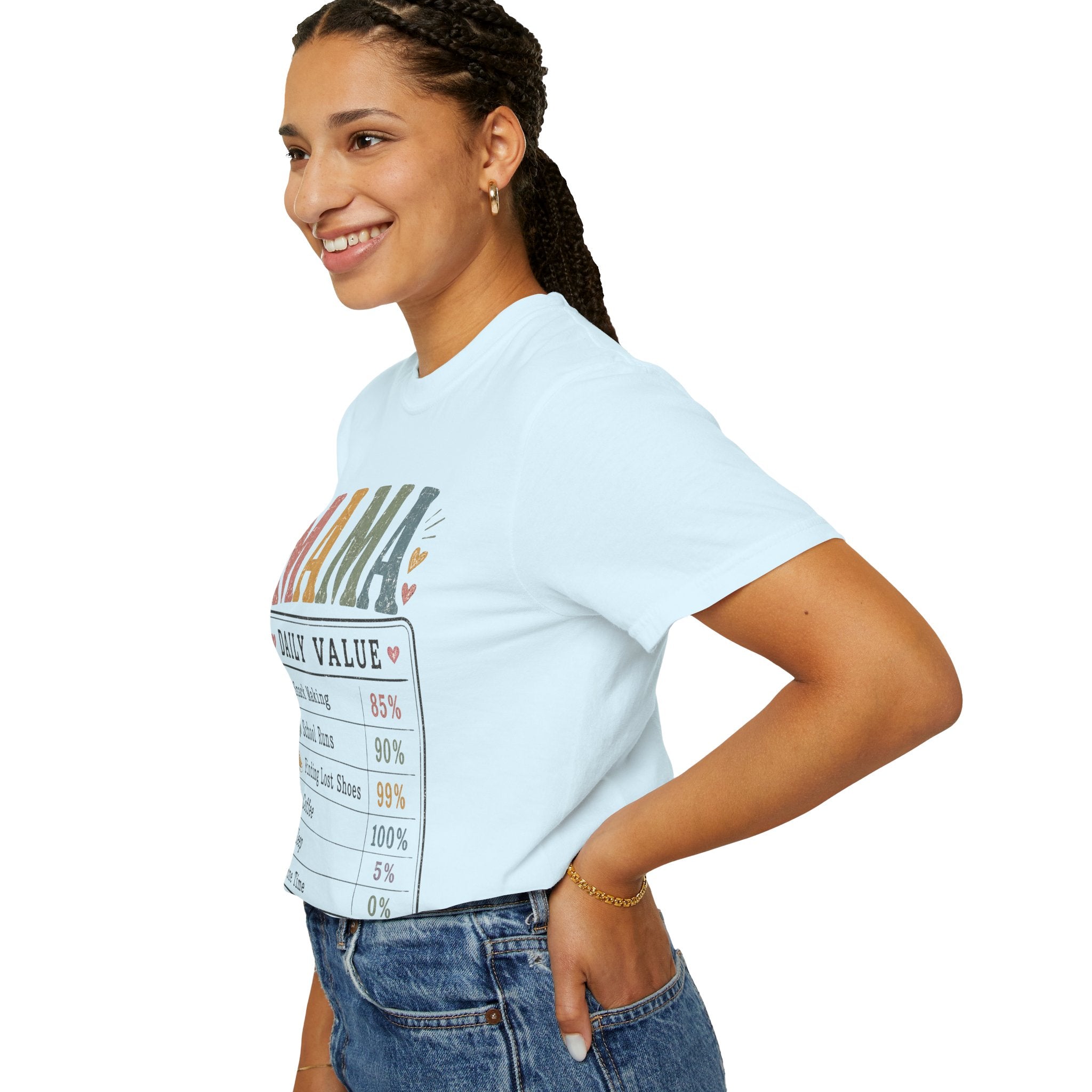 Mama Daily Value T-Shirt — Funny Mom Gift Tee ("Still the best job ever")