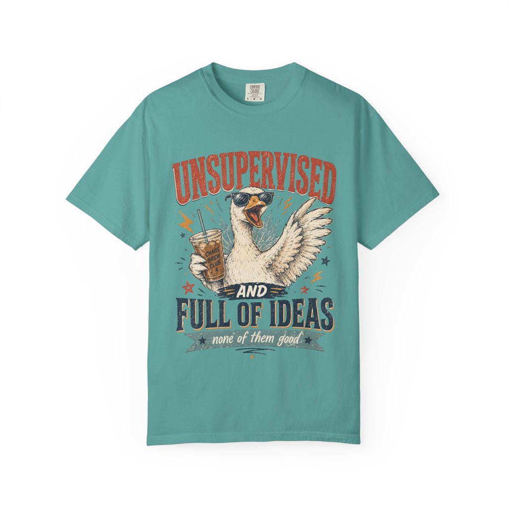 Unsupervised & Full of Ideas Duck Graphic T-Shirt