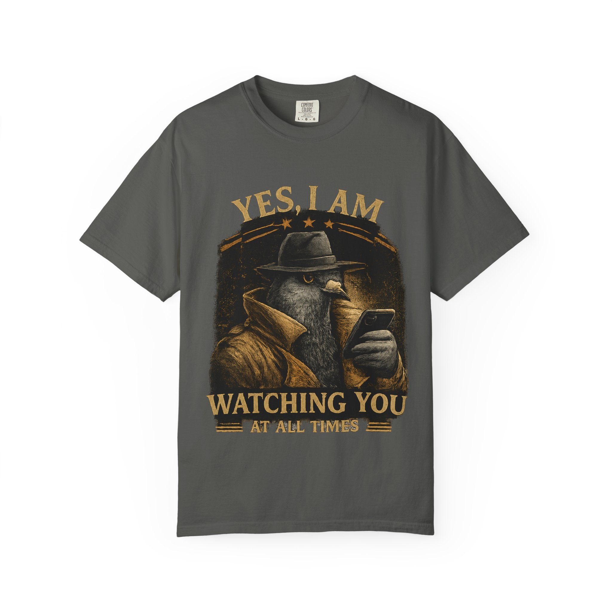 Yes I Am Watching You T-Shirt — Vintage Detective Spy Graphic Tee