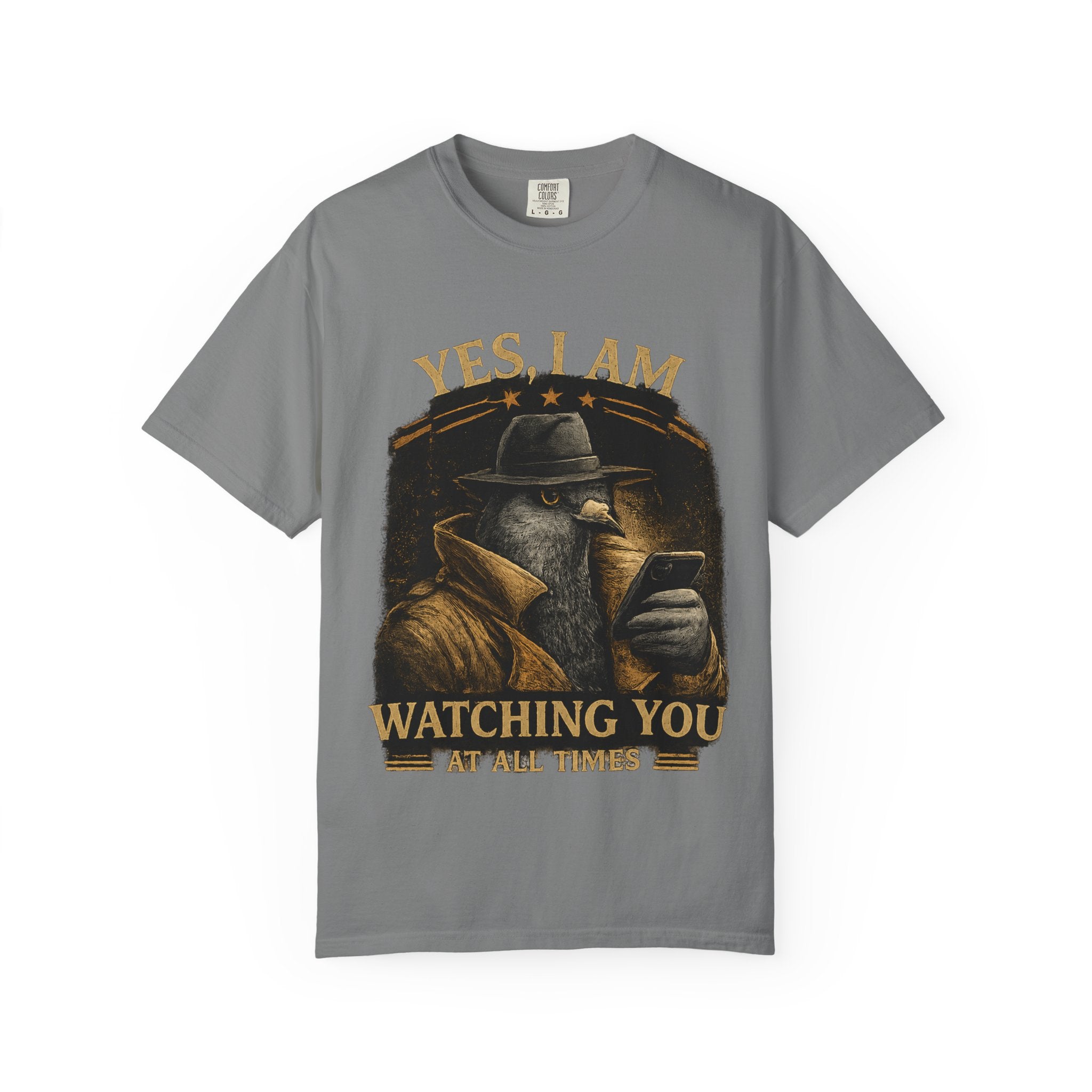 Yes I Am Watching You T-Shirt — Vintage Detective Spy Graphic Tee