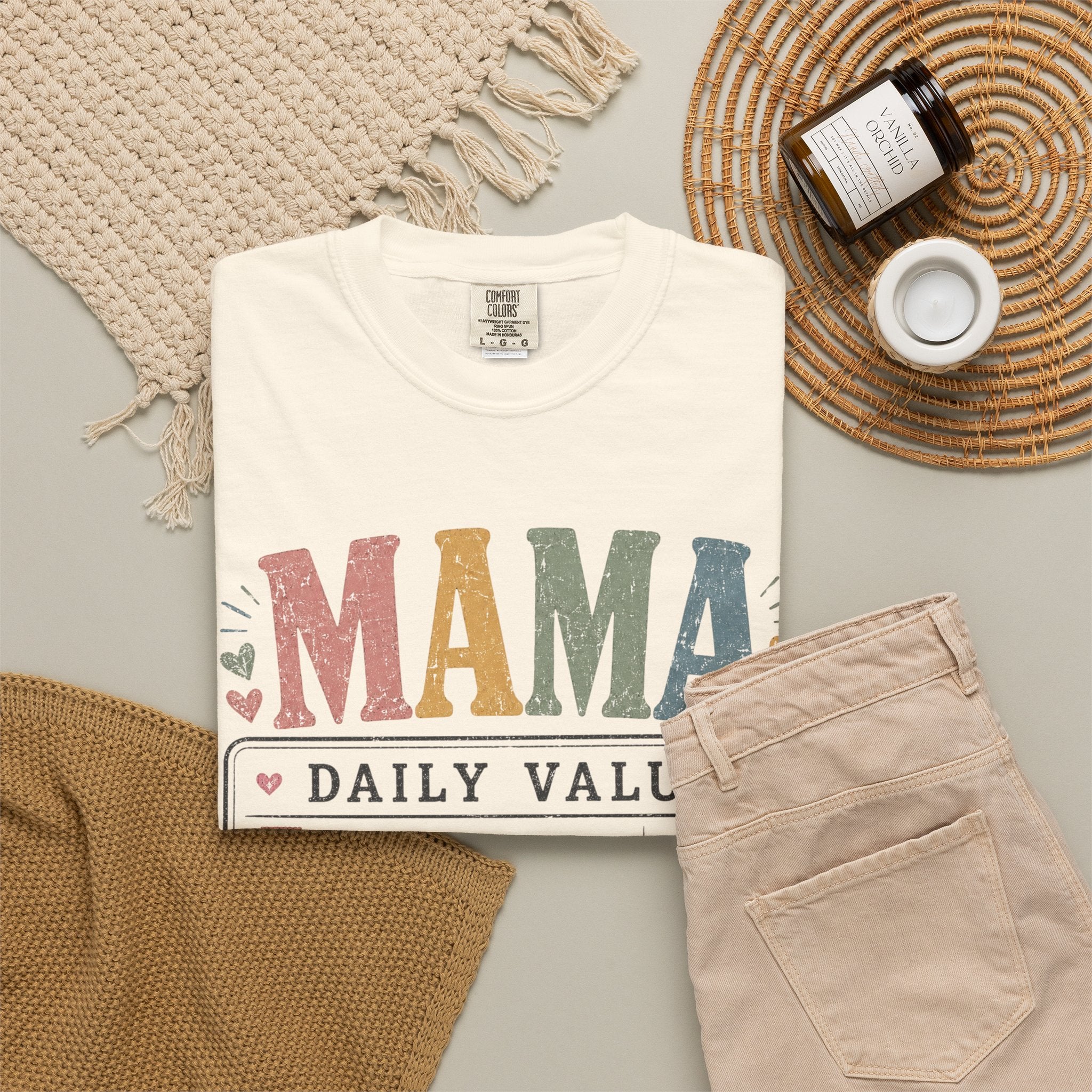 Mama Daily Value T-Shirt — Funny Mom Gift Tee ("Still the best job ever")