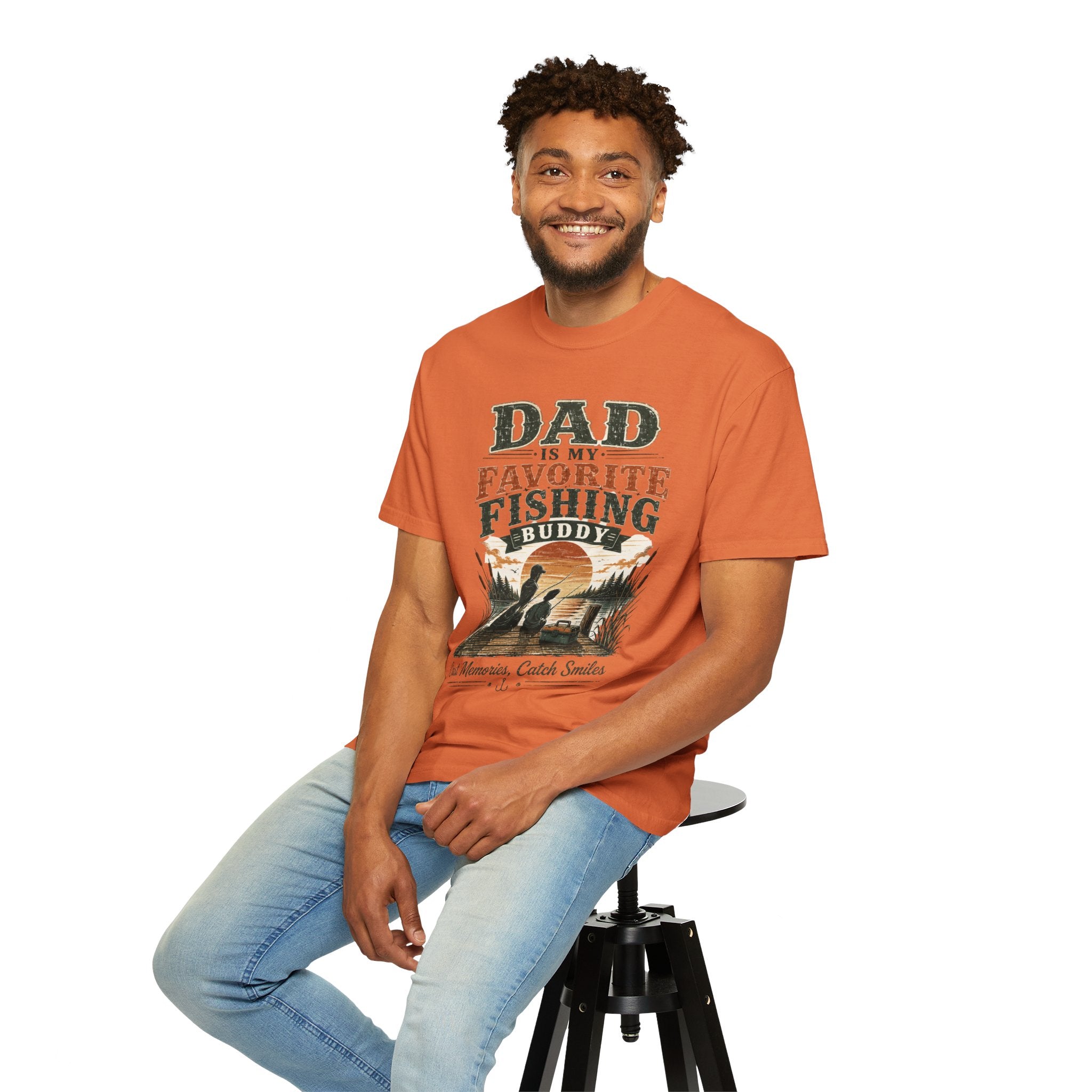 Dad Is My Favorite Fishing Buddy T-Shirt — Father’s Day Fishing Tee