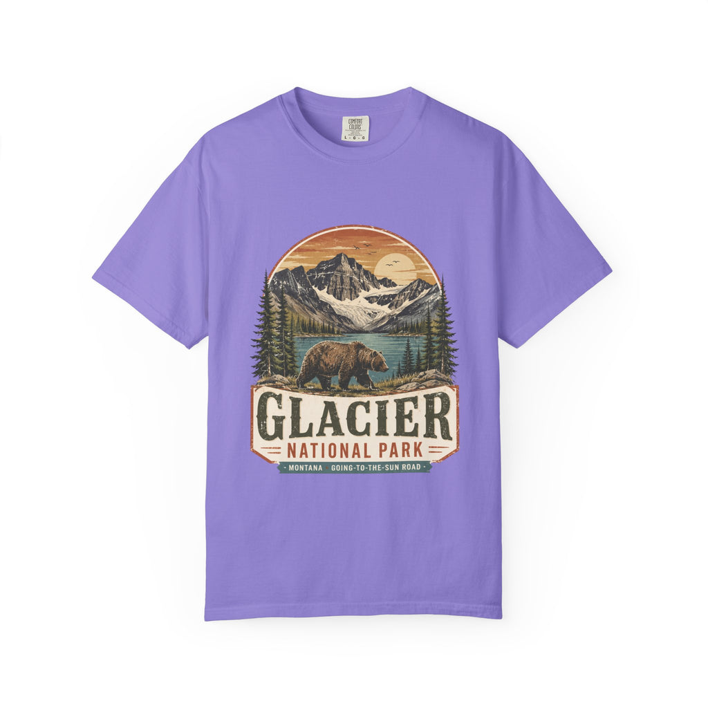 Glacier National Park Vintage Bear T-Shirt