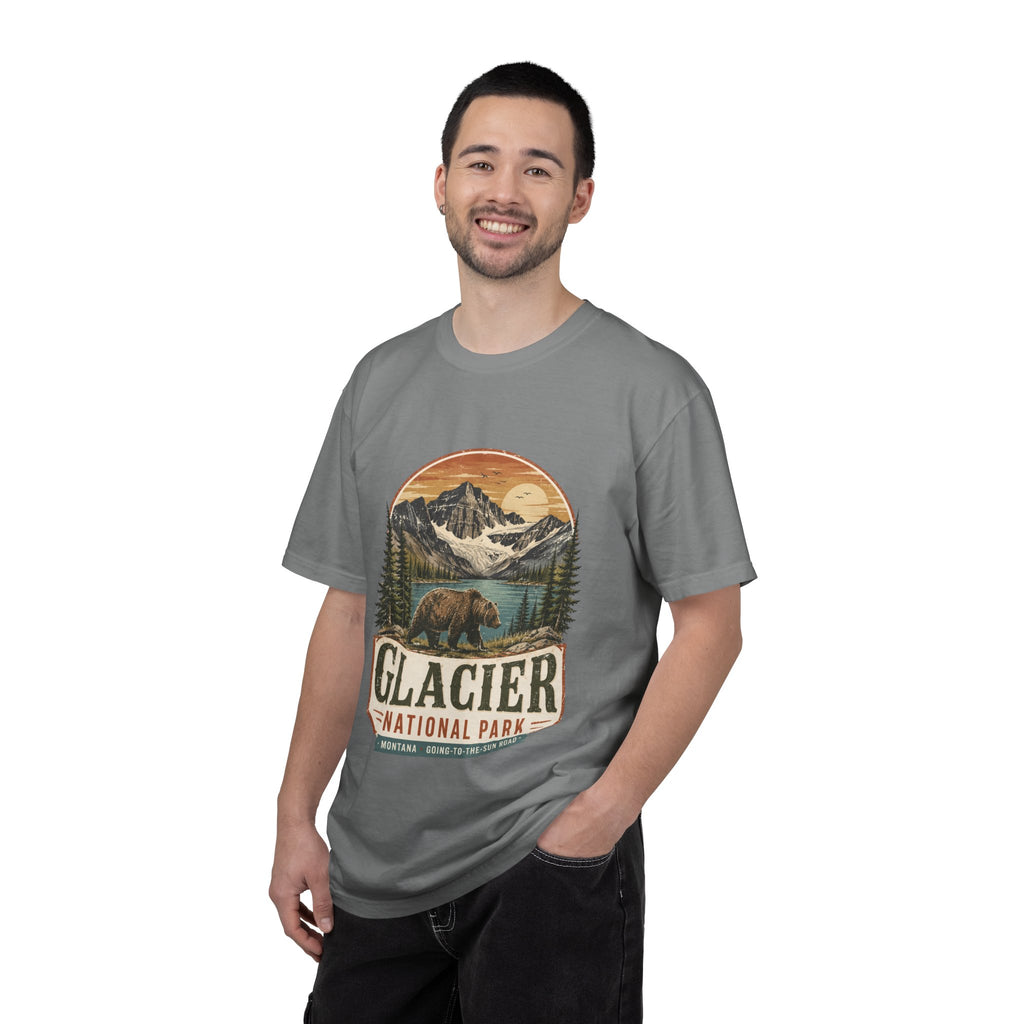 Glacier National Park Vintage Bear T-Shirt
