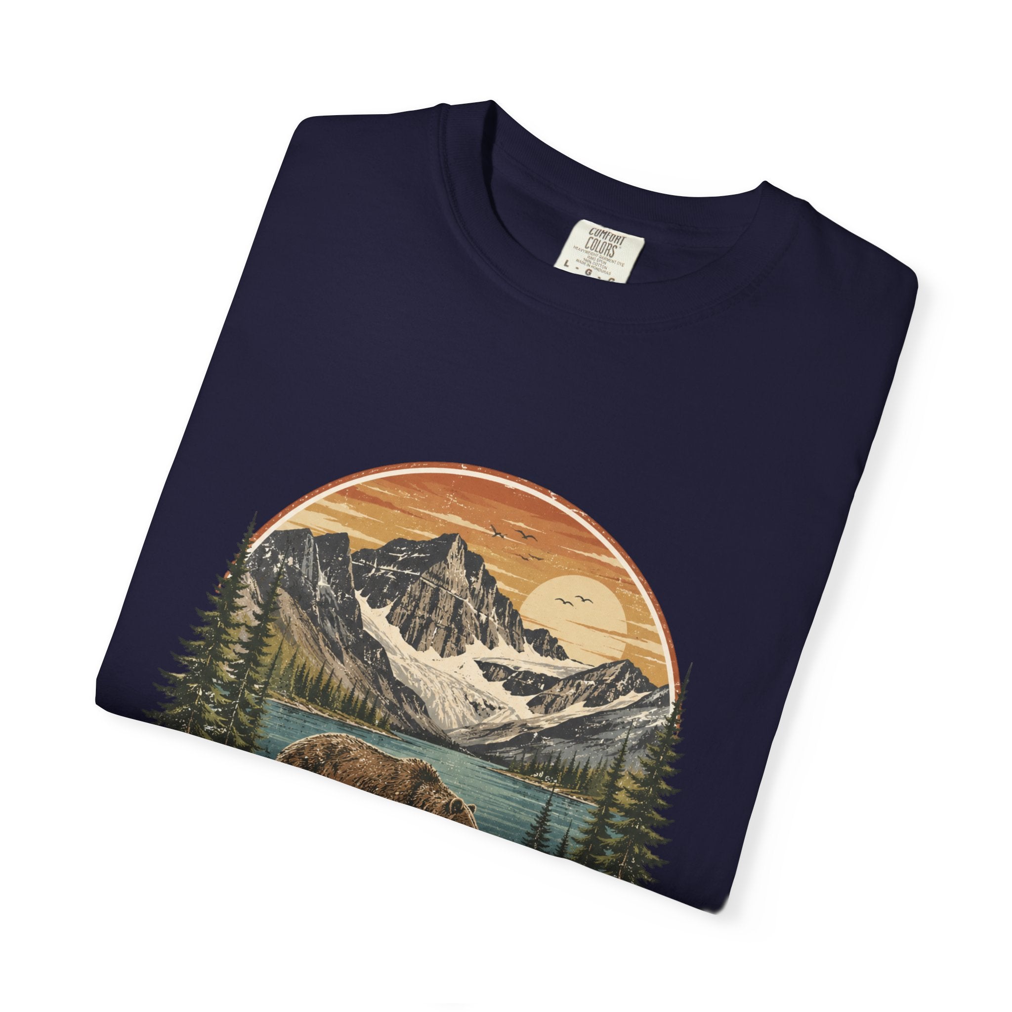 Glacier National Park Vintage Bear T-Shirt