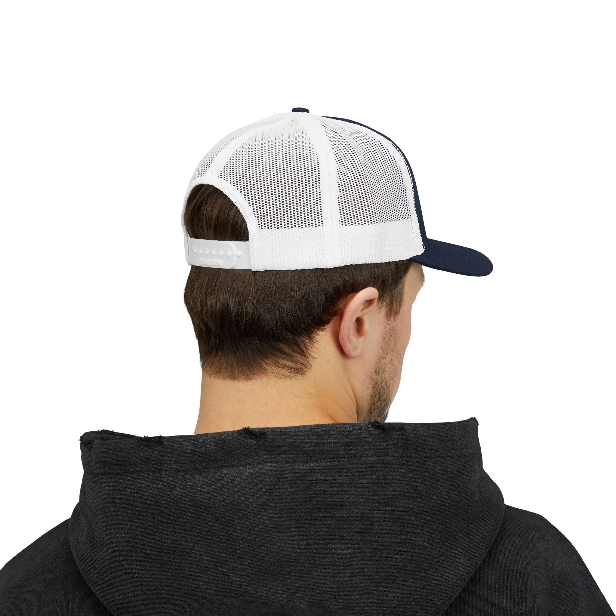 4th of July Trucker Hat – Patriotic Snapback Cap with Stars & Stripes Design