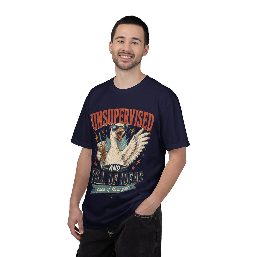 Unsupervised & Full of Ideas Duck Graphic T-Shirt