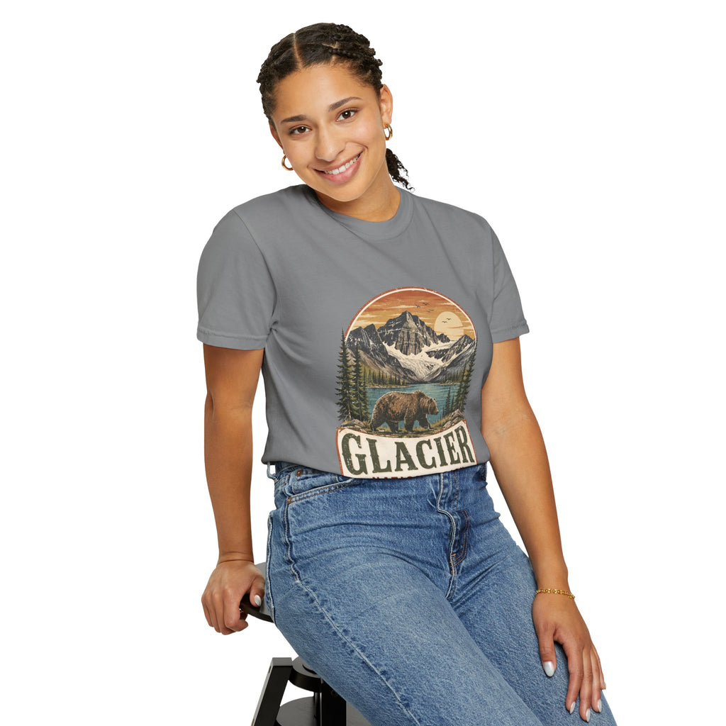 Glacier National Park Vintage Bear T-Shirt
