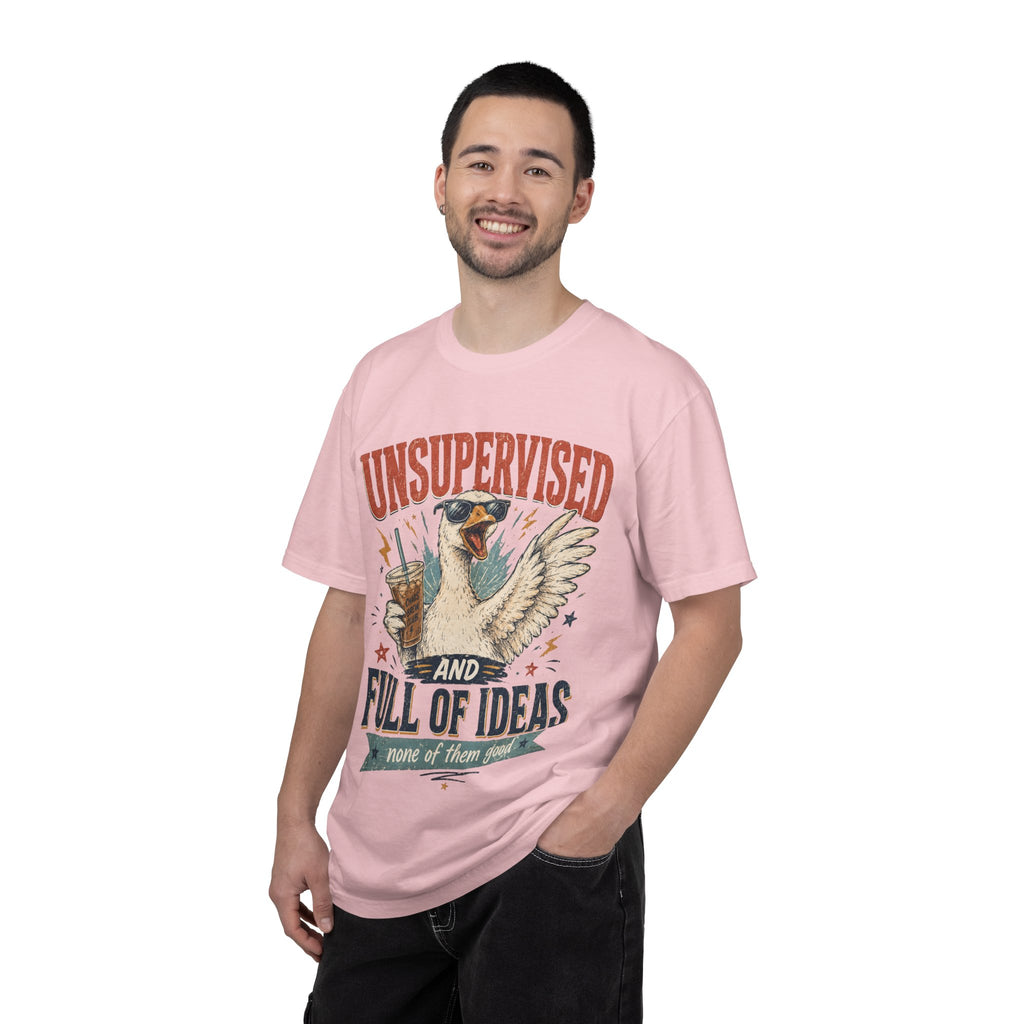 Unsupervised & Full of Ideas Duck Graphic T-Shirt