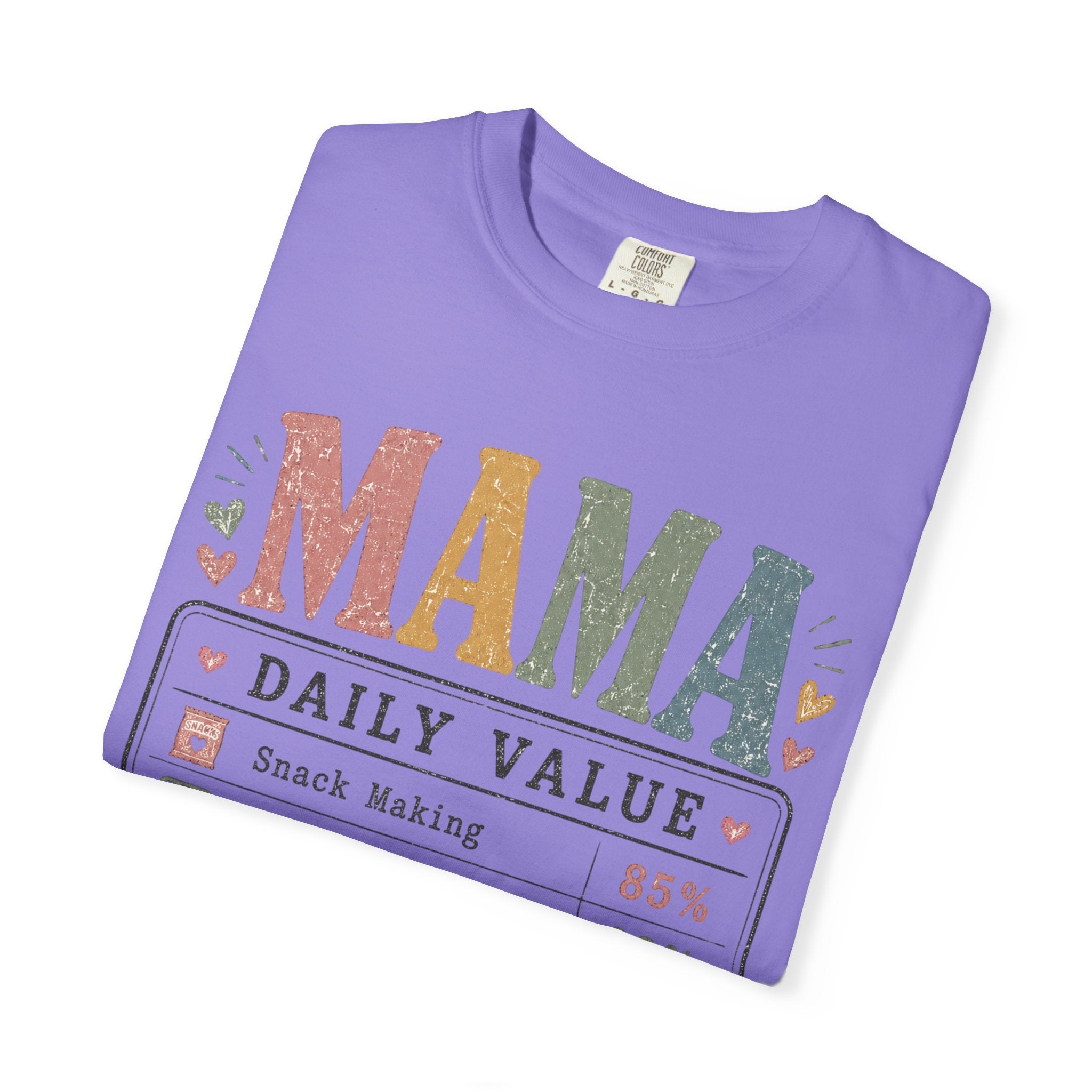 Mama Daily Value T-Shirt — Funny Mom Gift Tee ("Still the best job ever")