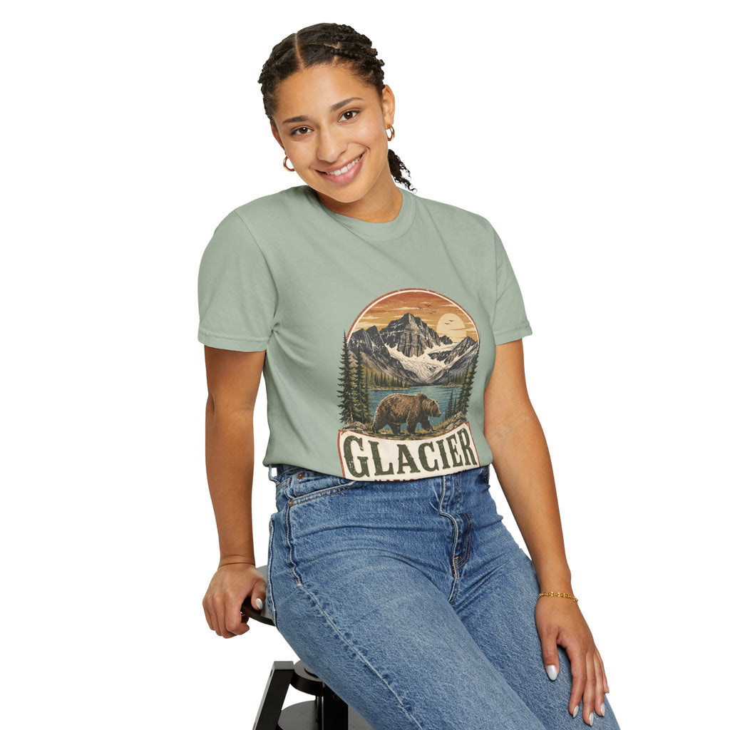 Glacier National Park Vintage Bear T-Shirt