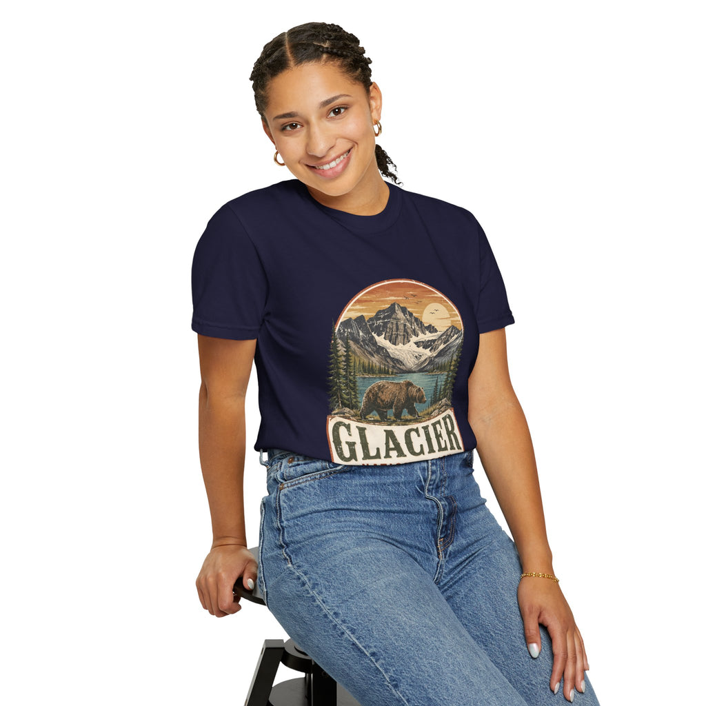 Glacier National Park Vintage Bear T-Shirt