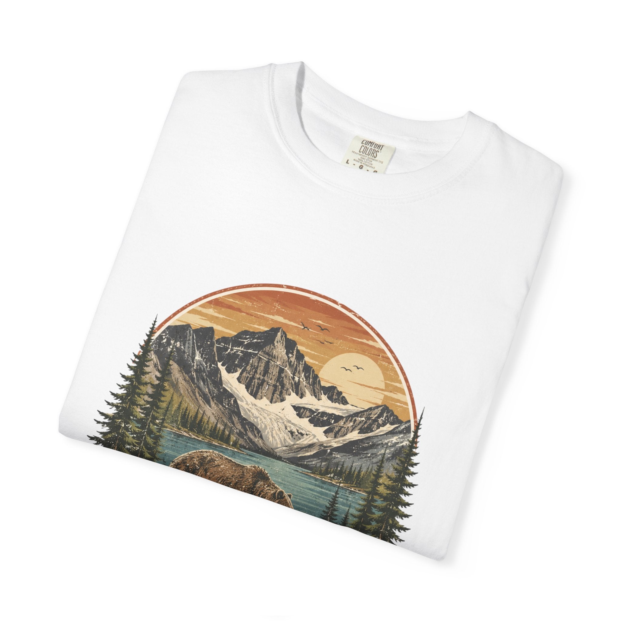 Glacier National Park Vintage Bear T-Shirt