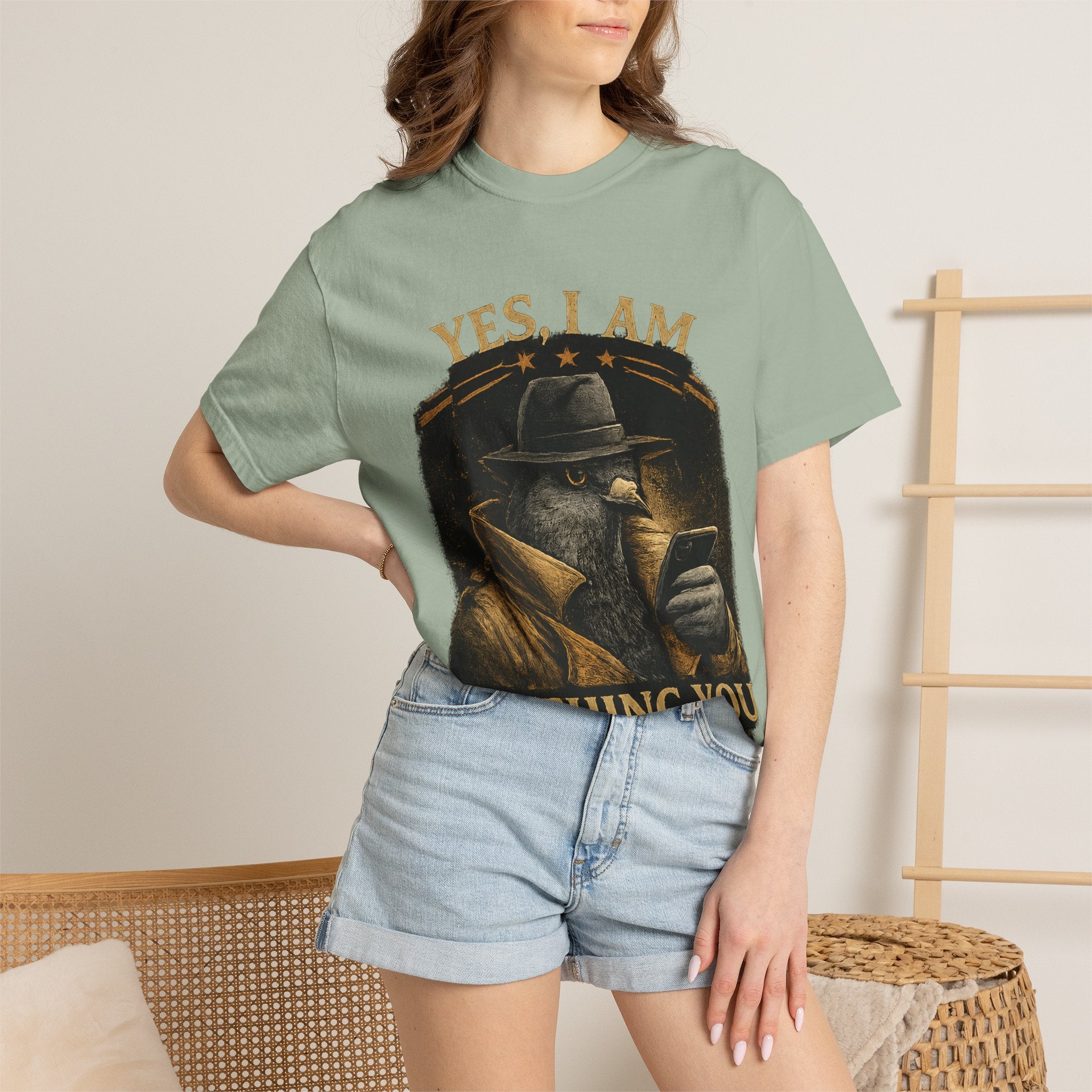 Yes I Am Watching You T-Shirt — Vintage Detective Spy Graphic Tee