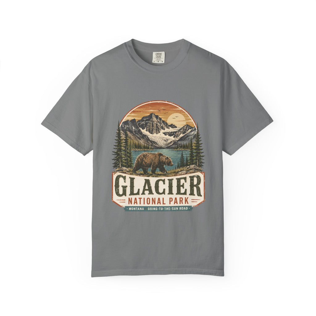 Glacier National Park Vintage Bear T-Shirt