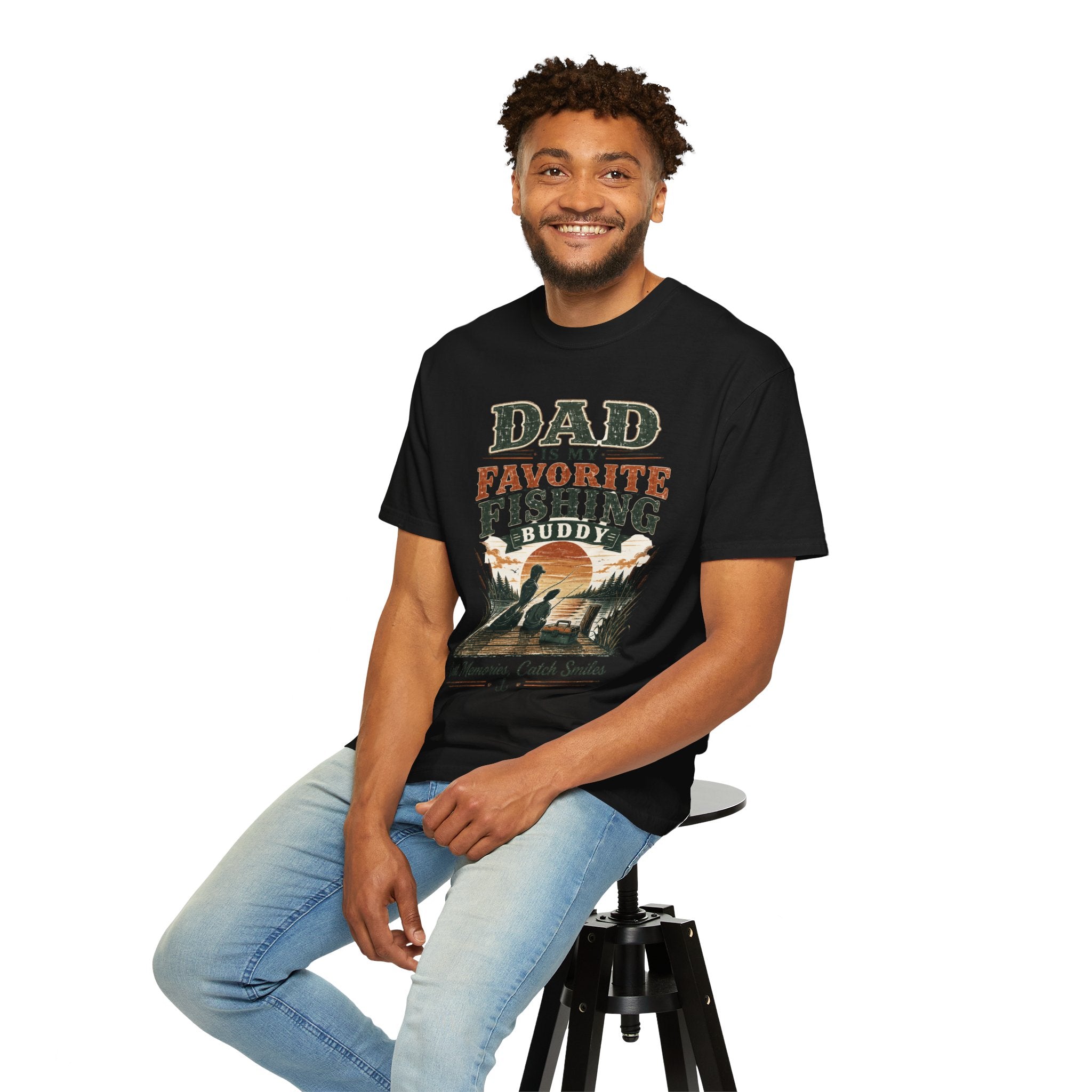 Dad Is My Favorite Fishing Buddy T-Shirt — Father’s Day Fishing Tee