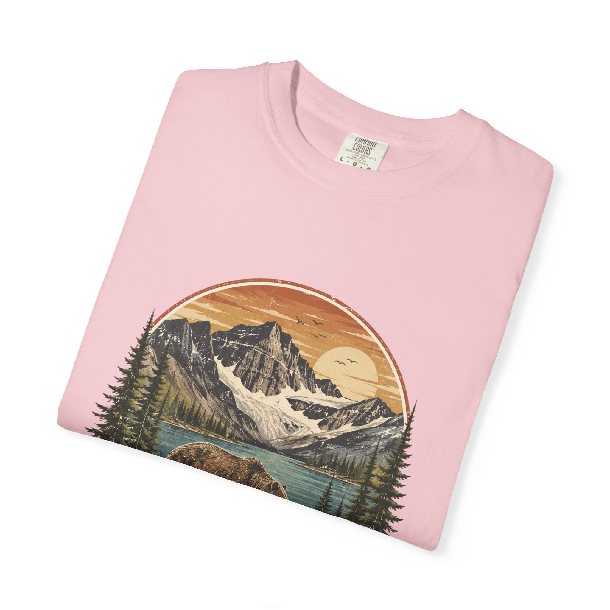 Glacier National Park Vintage Bear T-Shirt