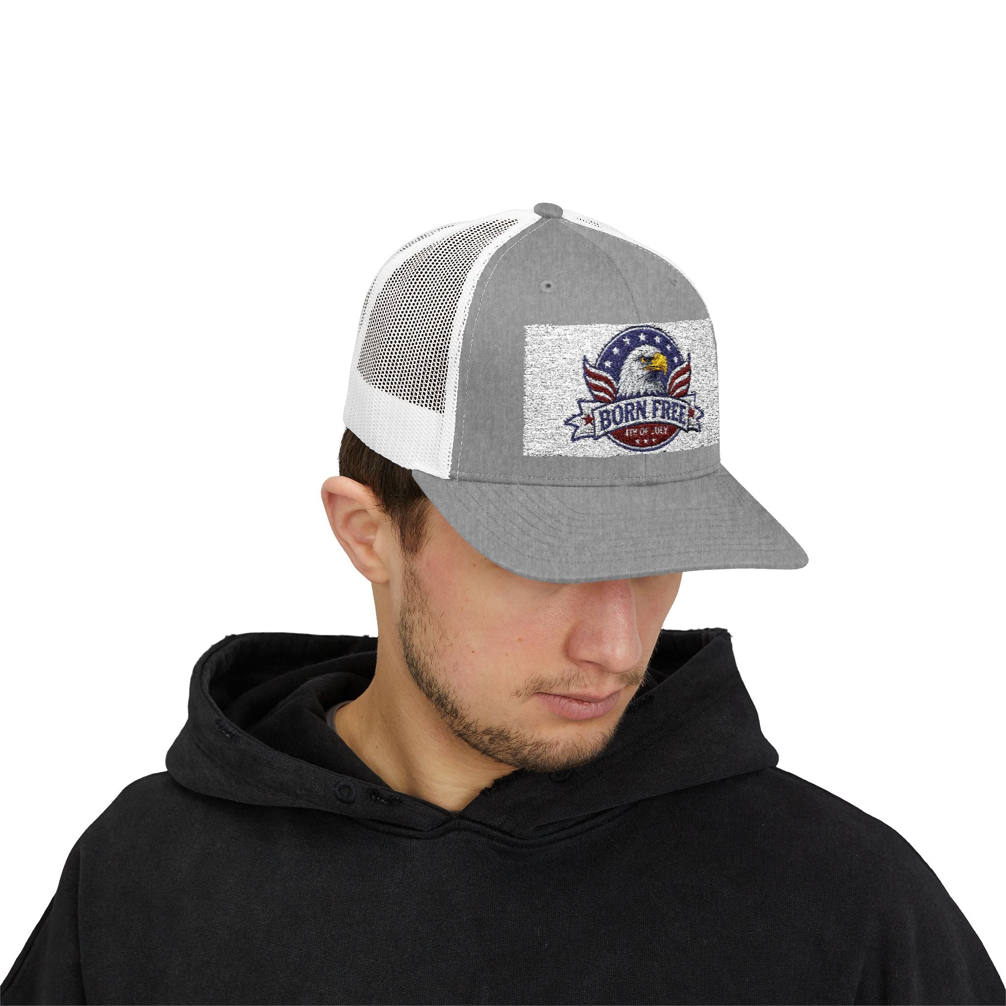 American Eagle "Born Free" Snapback Trucker Cap