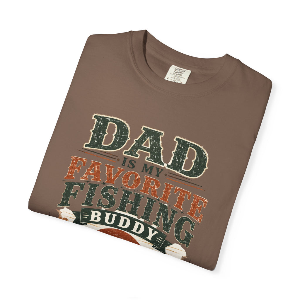 Dad Is My Favorite Fishing Buddy T-Shirt — Father’s Day Fishing Tee