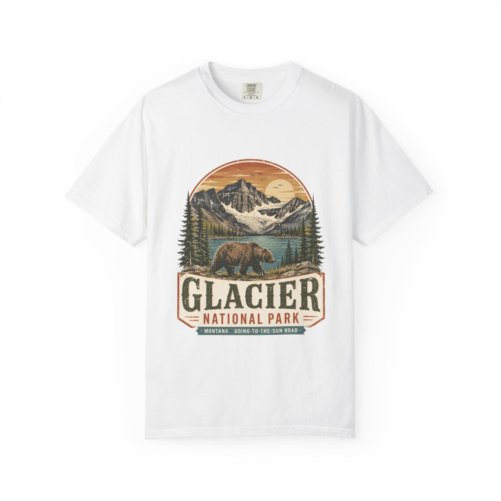 Glacier National Park Vintage Bear T-Shirt