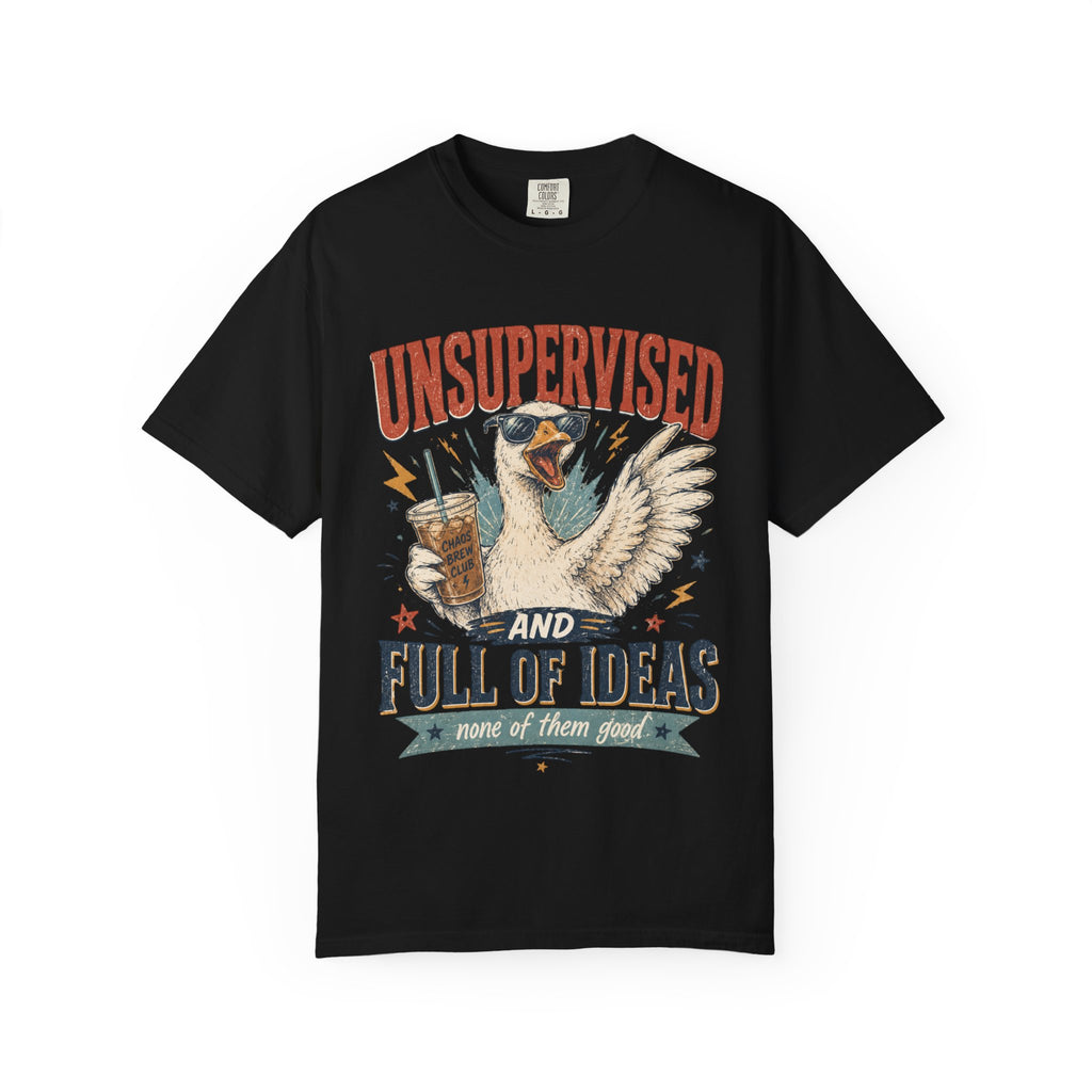 Unsupervised & Full of Ideas Duck Graphic T-Shirt