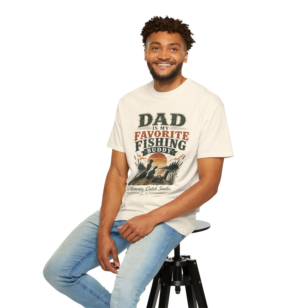 Dad Is My Favorite Fishing Buddy T-Shirt — Father’s Day Fishing Tee