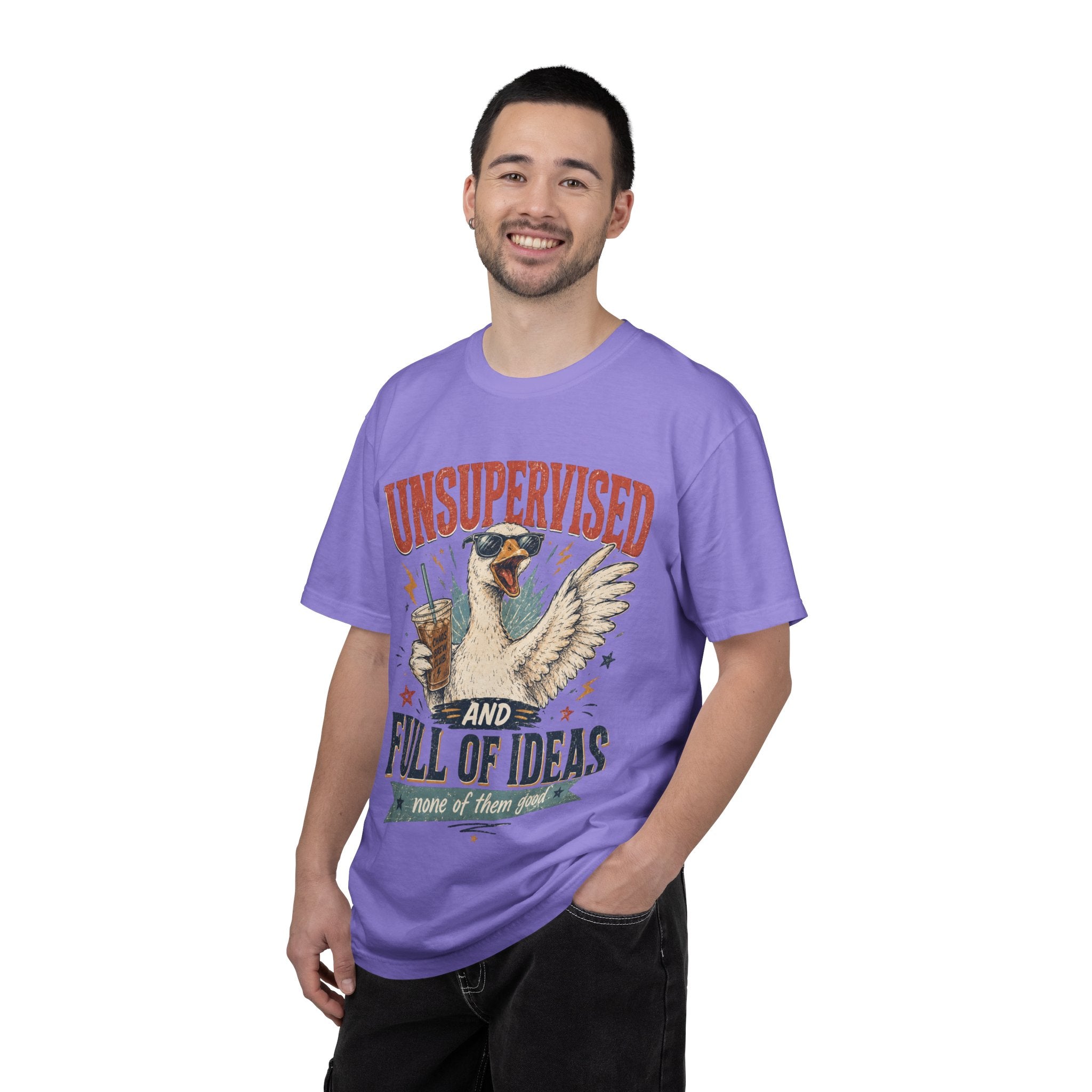 Unsupervised & Full of Ideas Duck Graphic T-Shirt