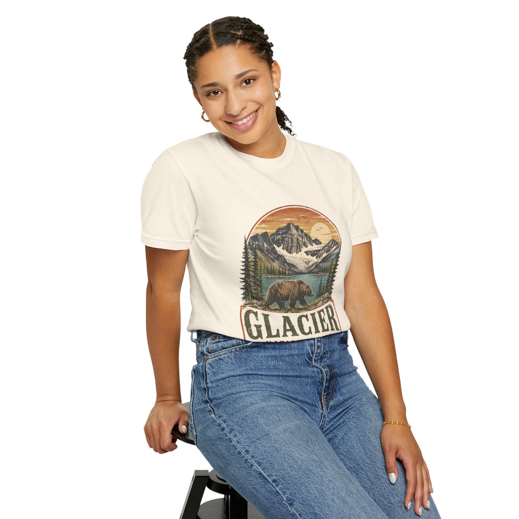 Glacier National Park Vintage Bear T-Shirt