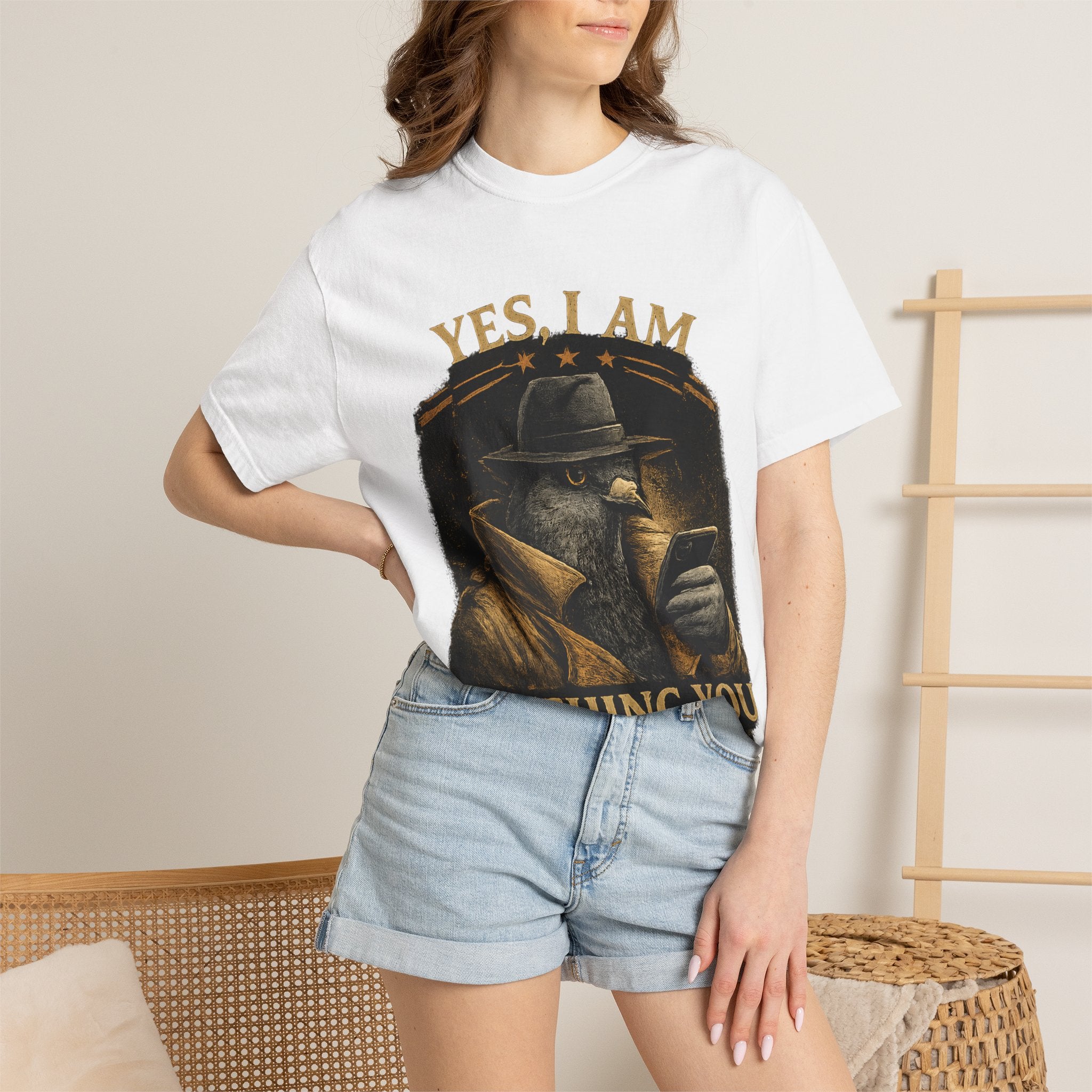 Yes I Am Watching You T-Shirt — Vintage Detective Spy Graphic Tee