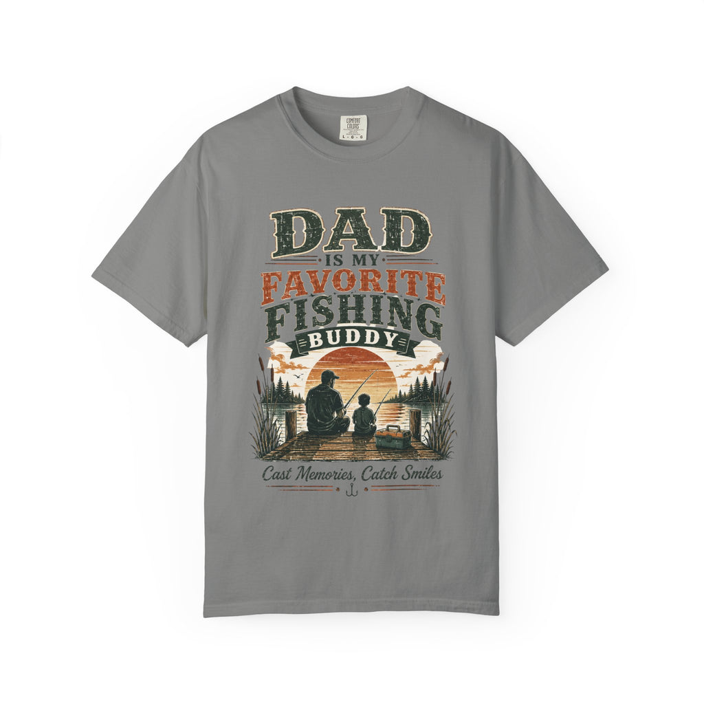 Dad Is My Favorite Fishing Buddy T-Shirt — Father’s Day Fishing Tee