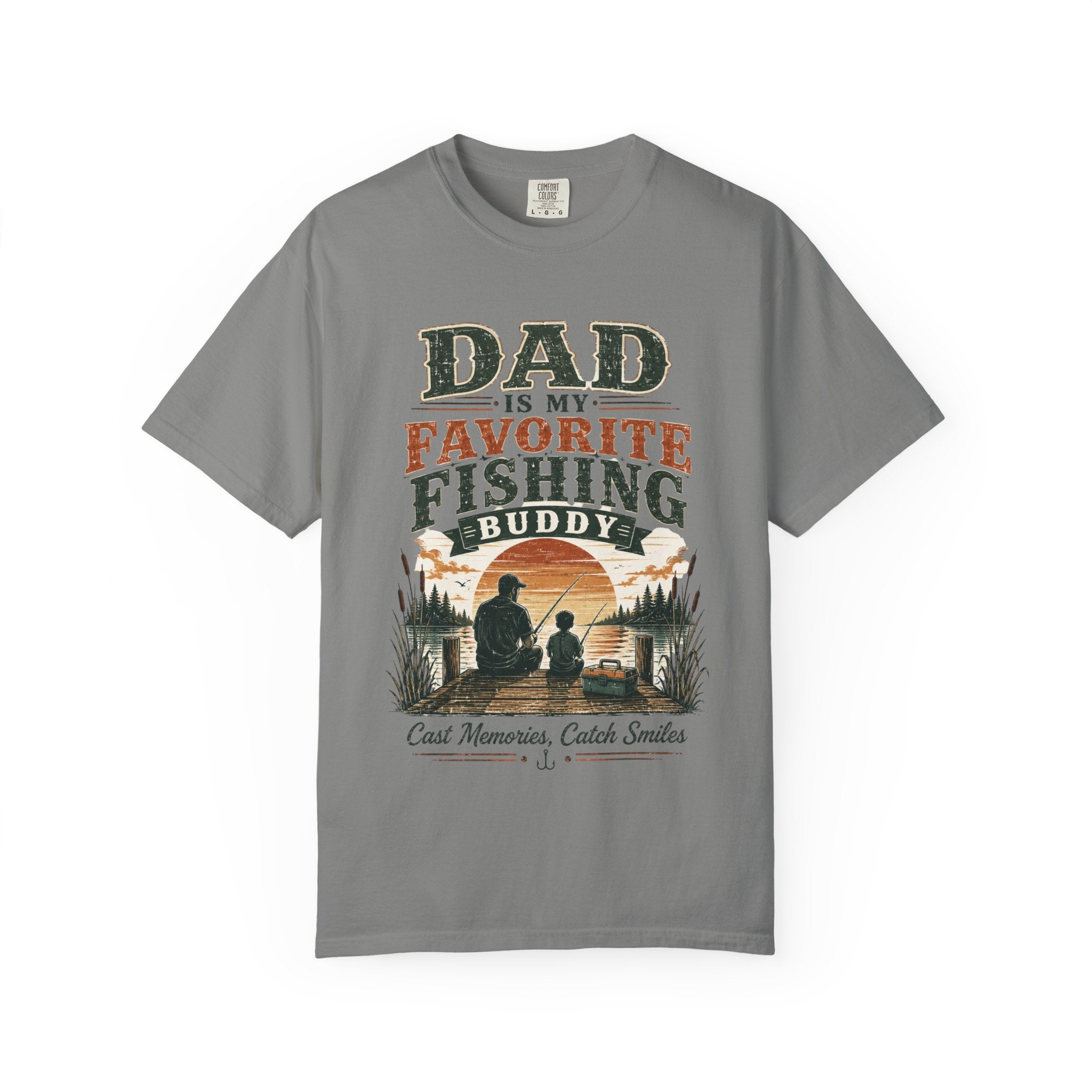 Dad Is My Favorite Fishing Buddy T-Shirt — Father’s Day Fishing Tee