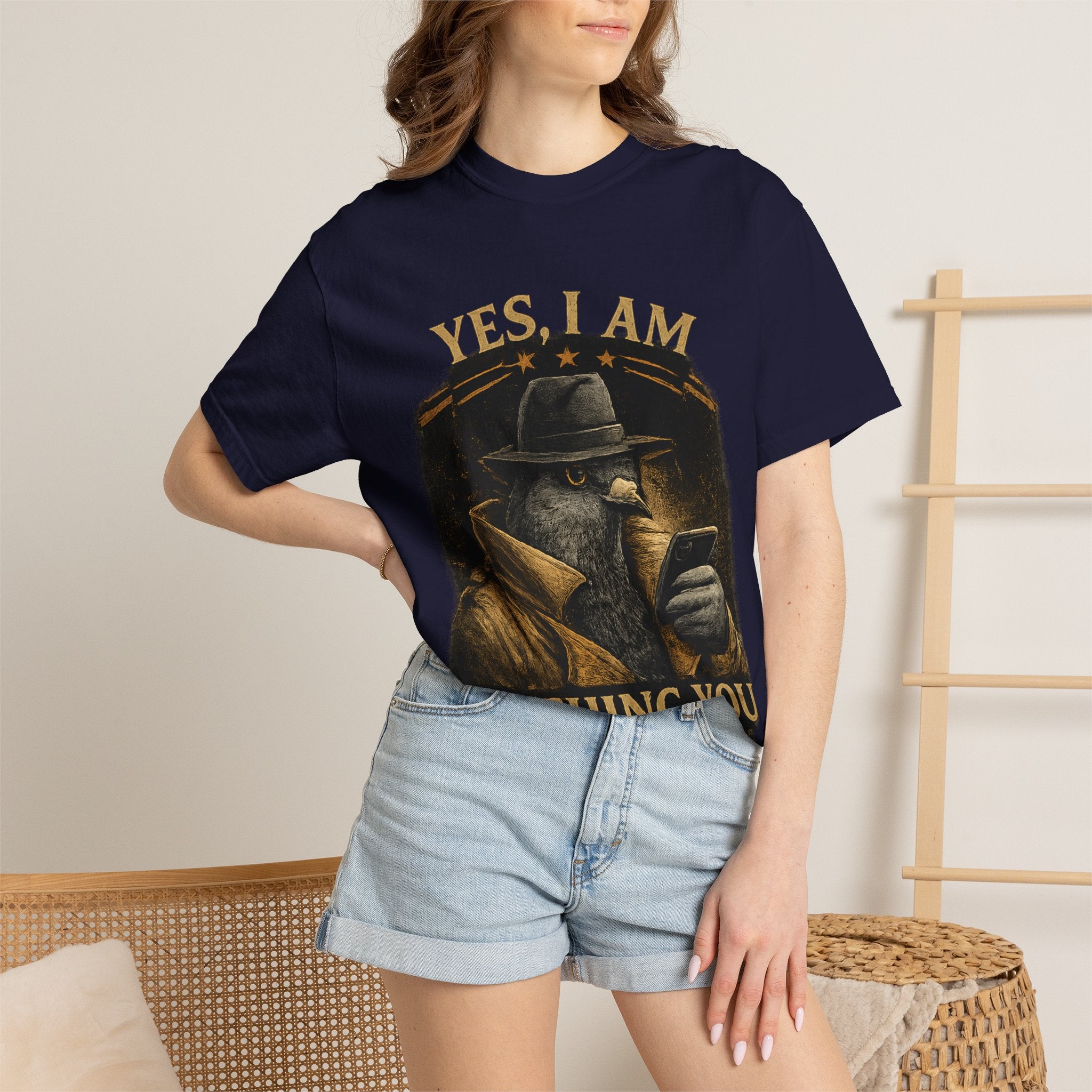 Yes I Am Watching You T-Shirt — Vintage Detective Spy Graphic Tee