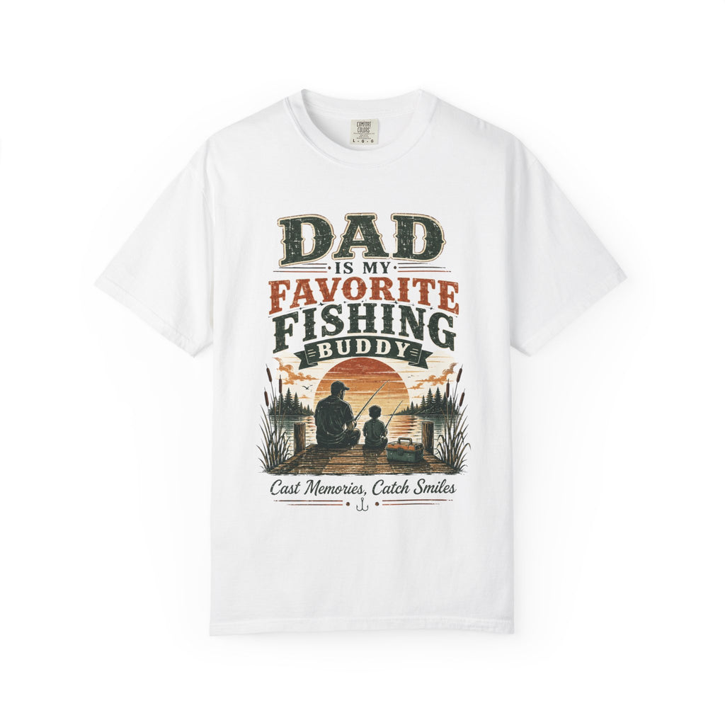 Dad Is My Favorite Fishing Buddy T-Shirt — Father’s Day Fishing Tee