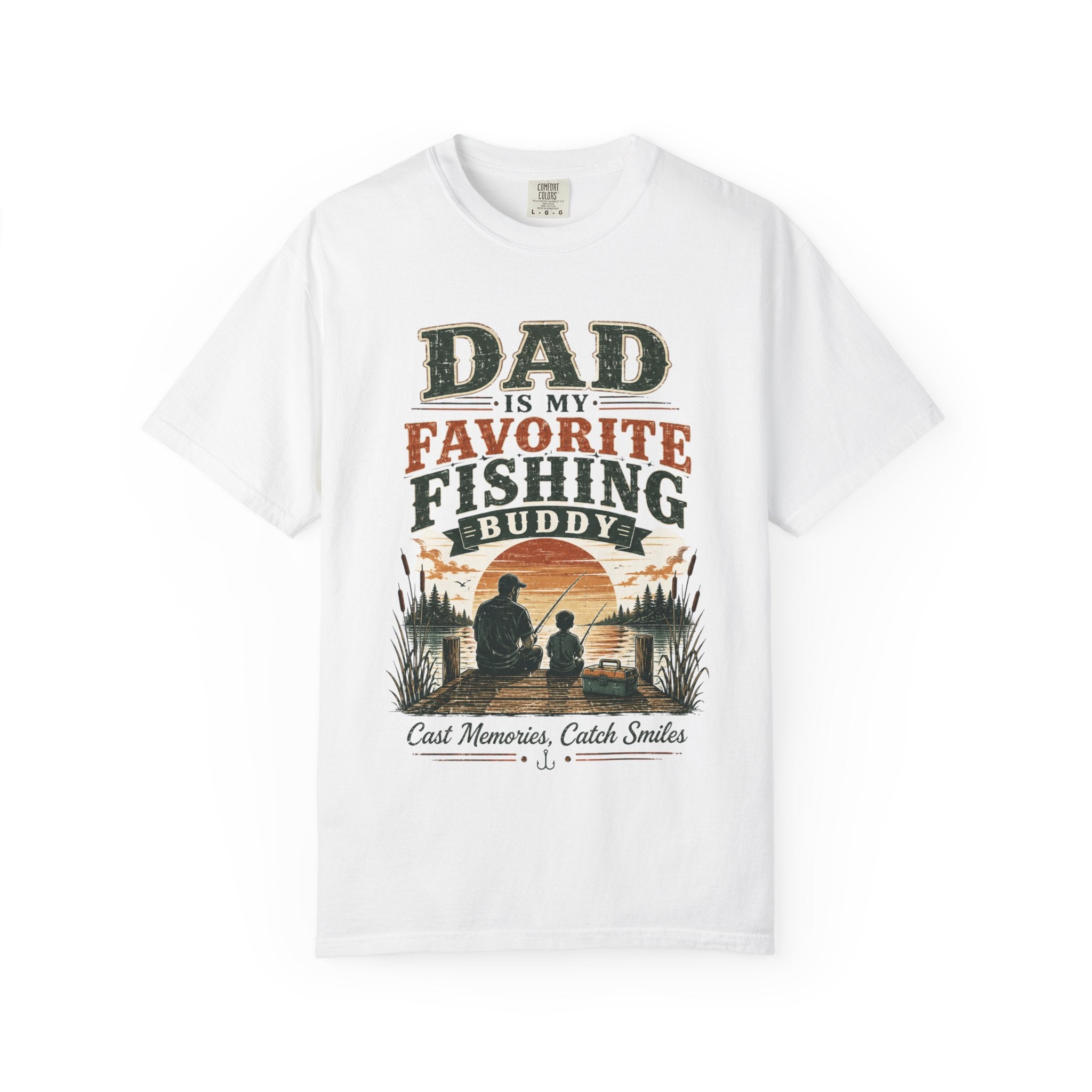 Dad Is My Favorite Fishing Buddy T-Shirt — Father’s Day Fishing Tee